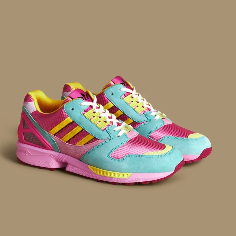 PINK☆ Gucci X Wmns ZX 8000 'Pink Strata' - Adidas - IE2266 - pink